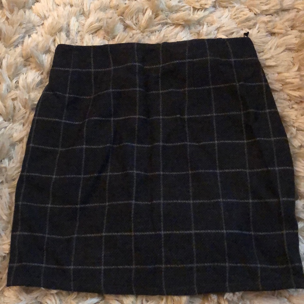 Cute plaid mini skirt